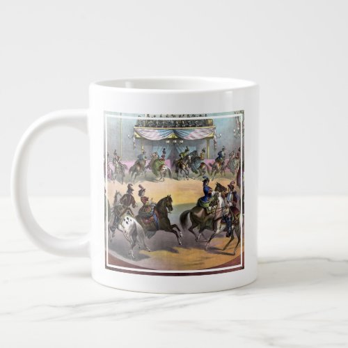 Circus Grand Finale Circa 1872 Giant Coffee Mug