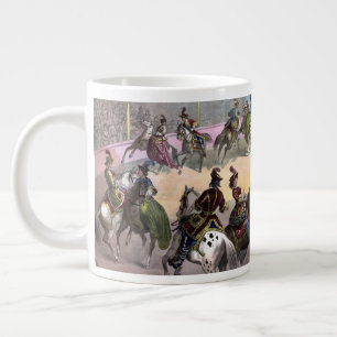 Circus Grand Finale, Circa 1872. Giant Coffee Mug