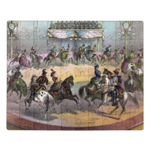 Circus Grand Finale, Circa 1872. Jigsaw Puzzle