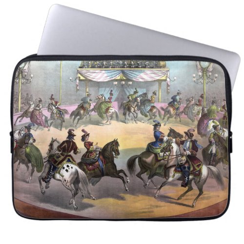 Circus Grand Finale Circa 1872 Laptop Sleeve