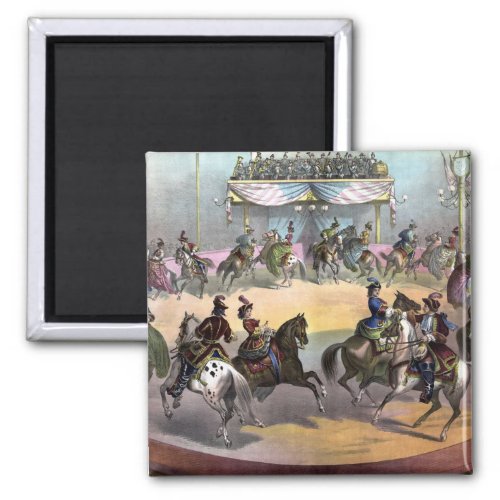 Circus Grand Finale Circa 1872 Magnet