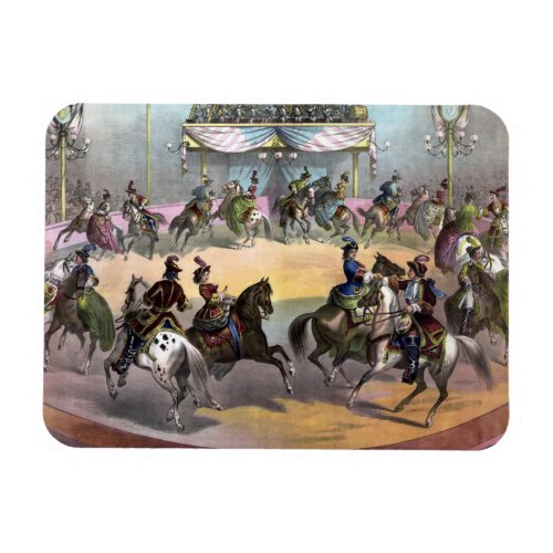 Circus Grand Finale Circa 1872 Magnet