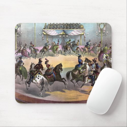 Circus Grand Finale Circa 1872 Mouse Pad