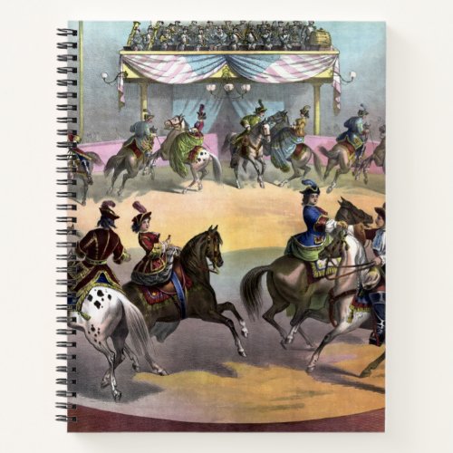 Circus Grand Finale Circa 1872 Notebook