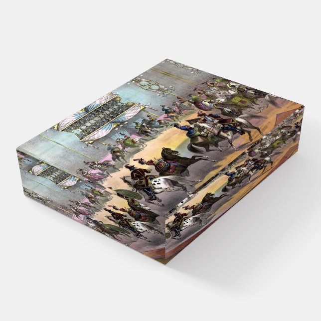 Circus Grand Finale, Circa 1872. Paperweight (Angled)