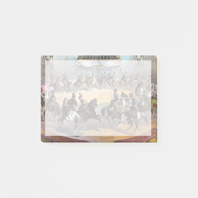 Circus Grand Finale, Circa 1872. Post-it Notes (Front)