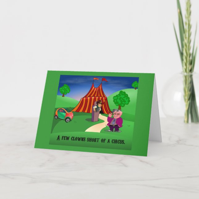 Circus Greeting Card (Front)