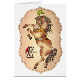 Circus Horse Cards