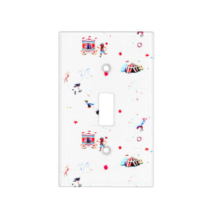 circus inspired carnival big top fair light switch cover