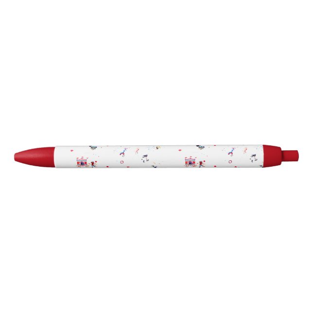 circus inspired carnival big top fair pen (Front)