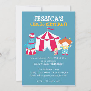 Circus Invitation