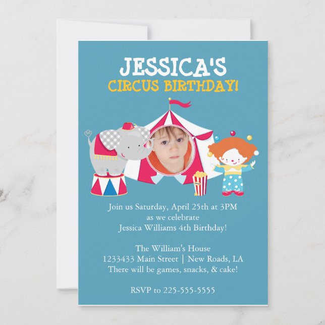 Circus Invitation (Front)