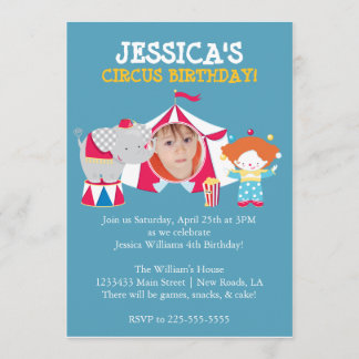 Circus Invitation