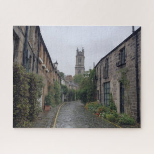 Circus Lane in Edinburgh Scotland Jigsaw Puzzle
