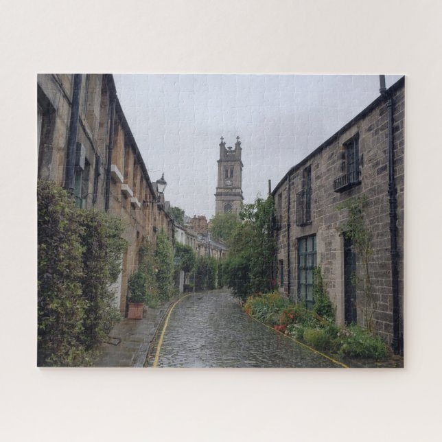 Circus Lane in Edinburgh Scotland Jigsaw Puzzle (Horizontal)
