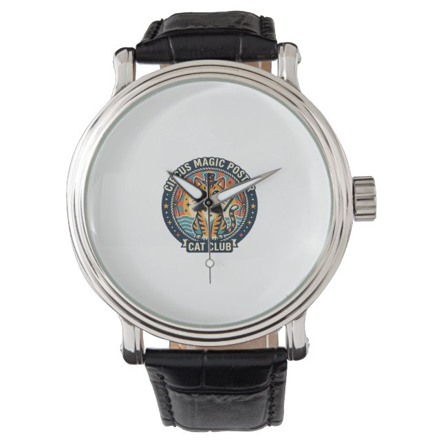 Circus Magic Poster Cat Cute Kitty Design - Circus Watch (Front)