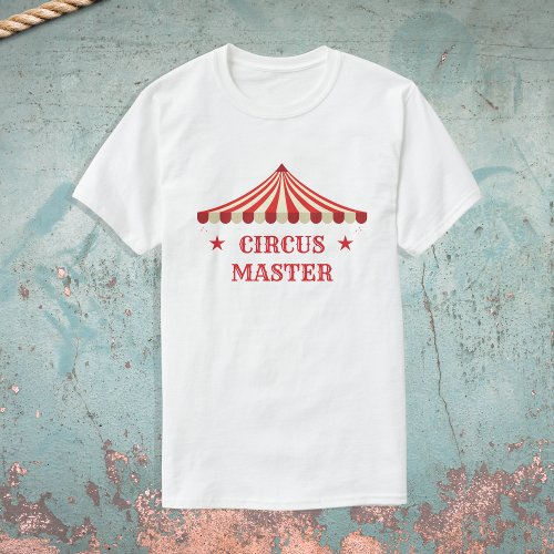  Circus Master Birthday Theme Party Parents T_Shirt