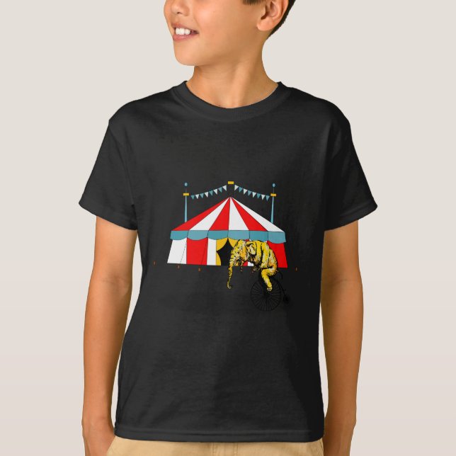 Circus Memorabilia In Memory of Circus Elephants T-Shirt (Front)