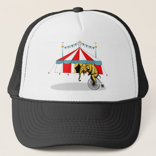 Circus Memorabilia In Memory of Circus Elephants Trucker Hat