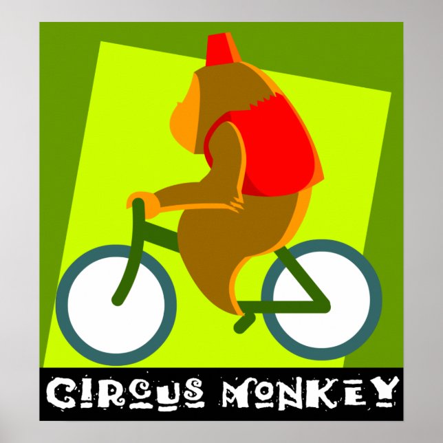 circus monkey poster (Front)
