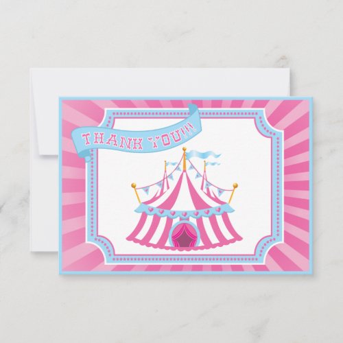 Circus or Carnival _ Thank You Cards