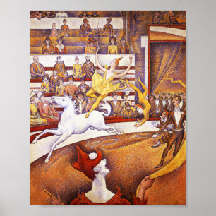 Circus painting by Georges Seurat Poster