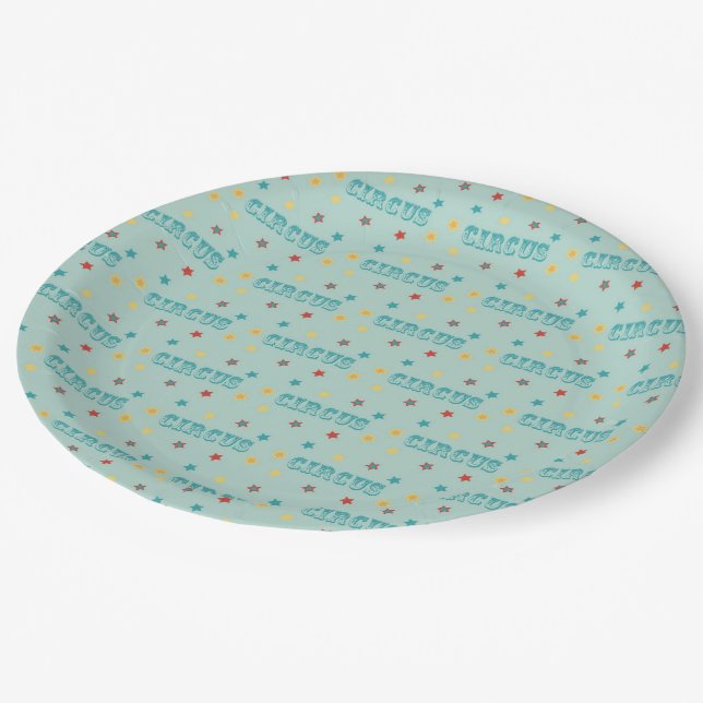 Circus Paper Plates (Angled)