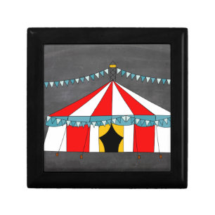 Circus Party and Tent Gifts Jewelry Box