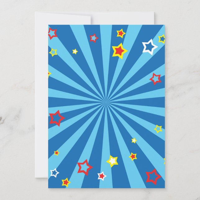 Circus Party Invitation for 1st Birthday