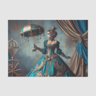 Circus Performer Steampunk Vintage Victorian Lady Tissue Paper