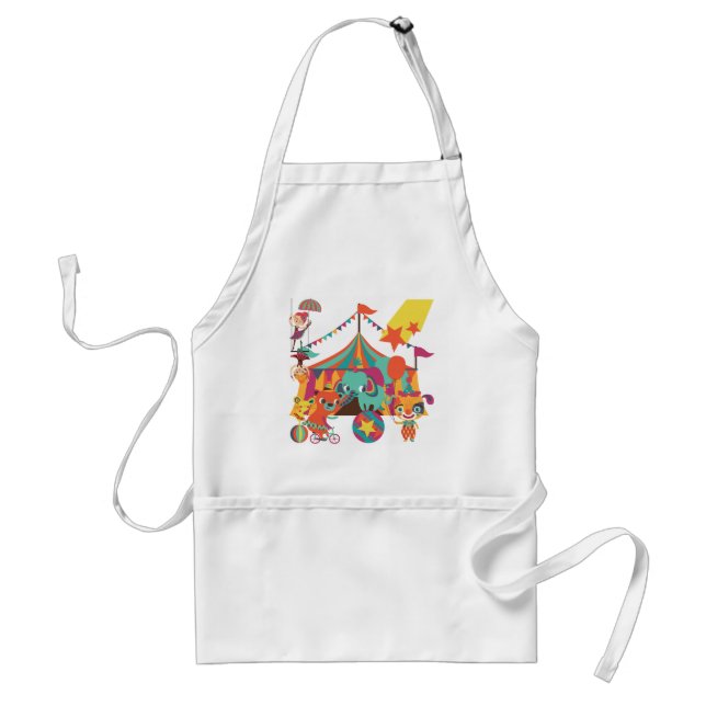 Circus Performers Adult Apron (Front)