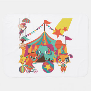 Circus Performers Baby Blanket