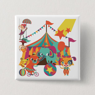 Circus Performers Button