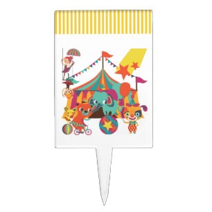 Circus Performers Cake Topper