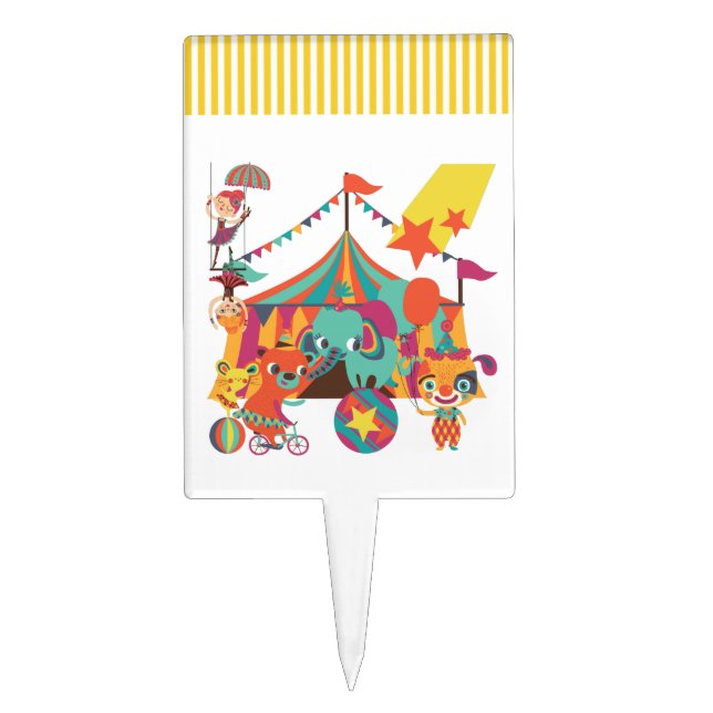 Circus Performers Cake Topper (Front)