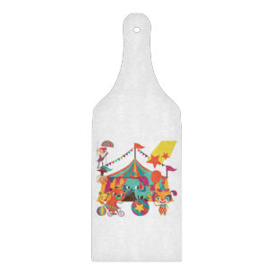 Circus Performers Cutting Board
