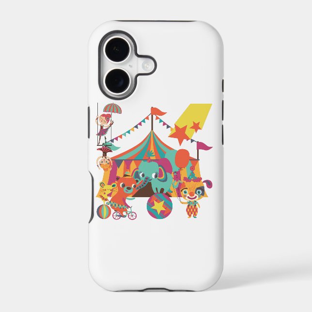 Circus Performers Iphone Case (Back)