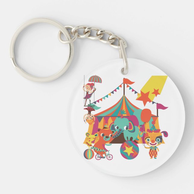 Circus Performers Keychain (Front)