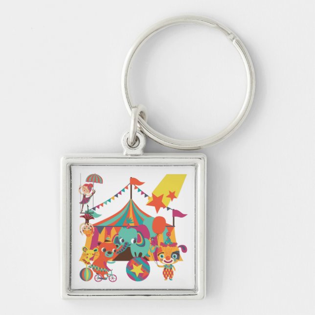 Circus Performers Keychain (Front)