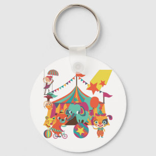 Circus Performers Keychain