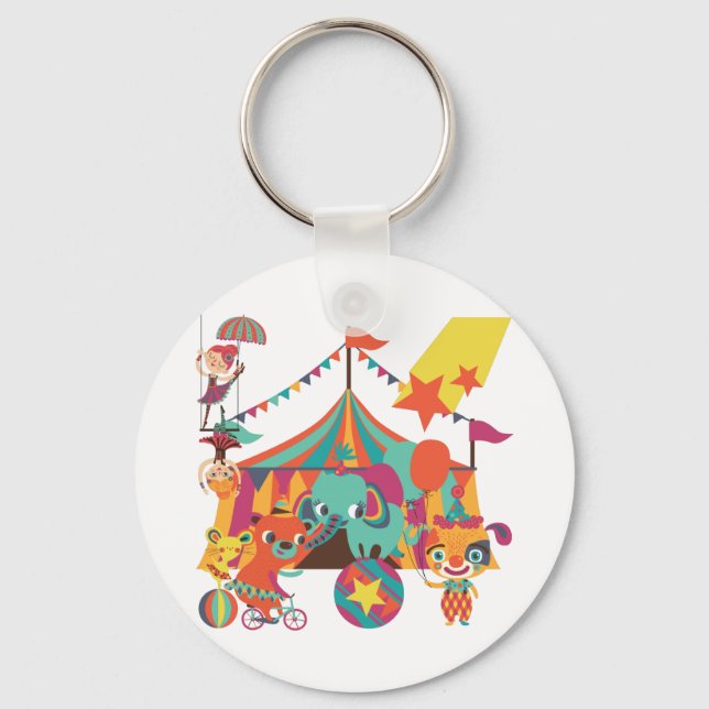 Circus Performers Keychain (Front)