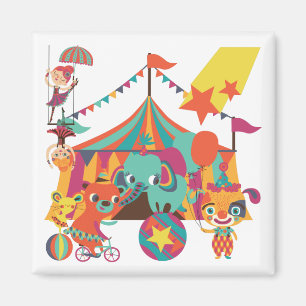 Circus Performers Magnet