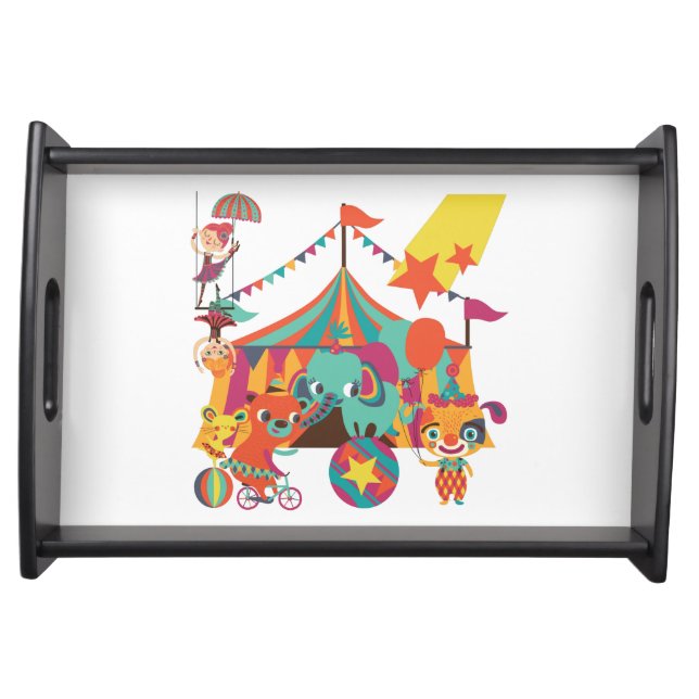 Circus Performers Serving Tray (Front)