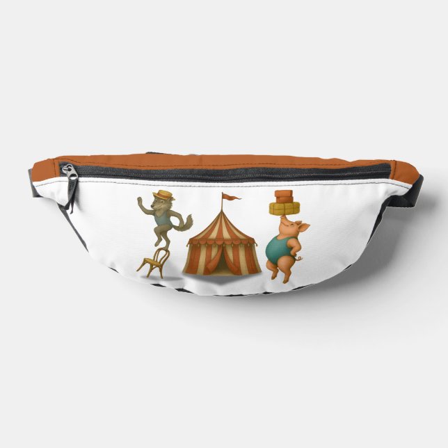 Circus pig & wolf fanny pack (Lay Down)