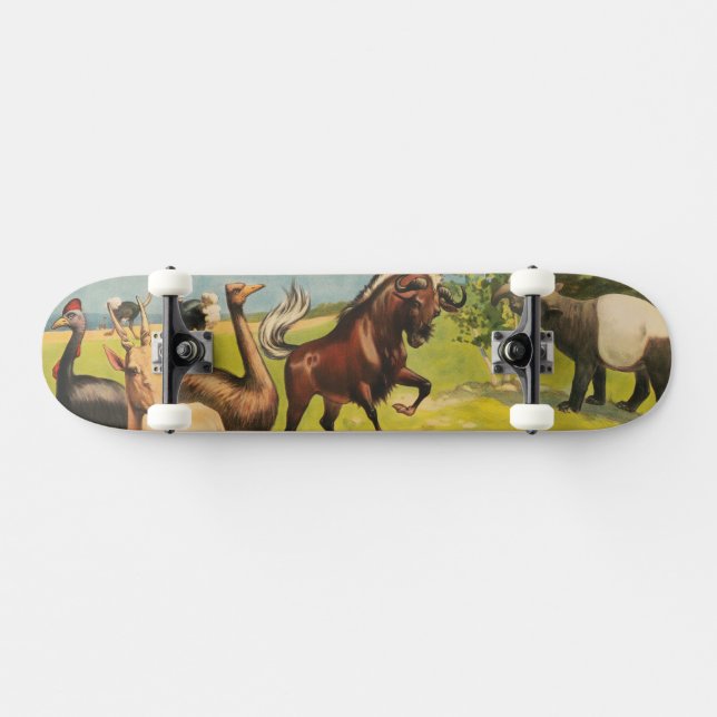 Circus Poster For Adam Forepaugh & Sells Brothers Skateboard (Horz)