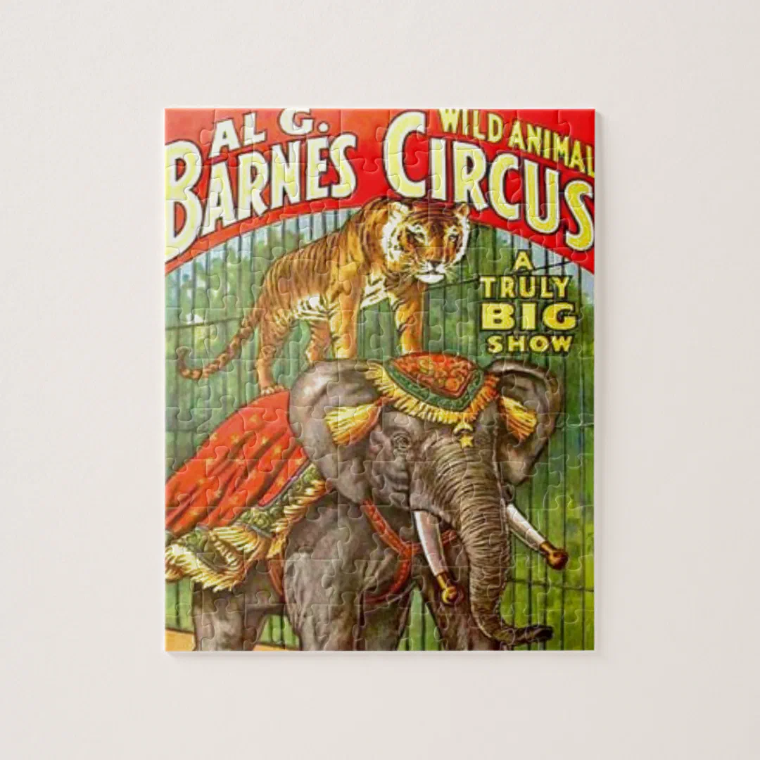 Circus Poster Jigsaw Puzzle (Vertical)