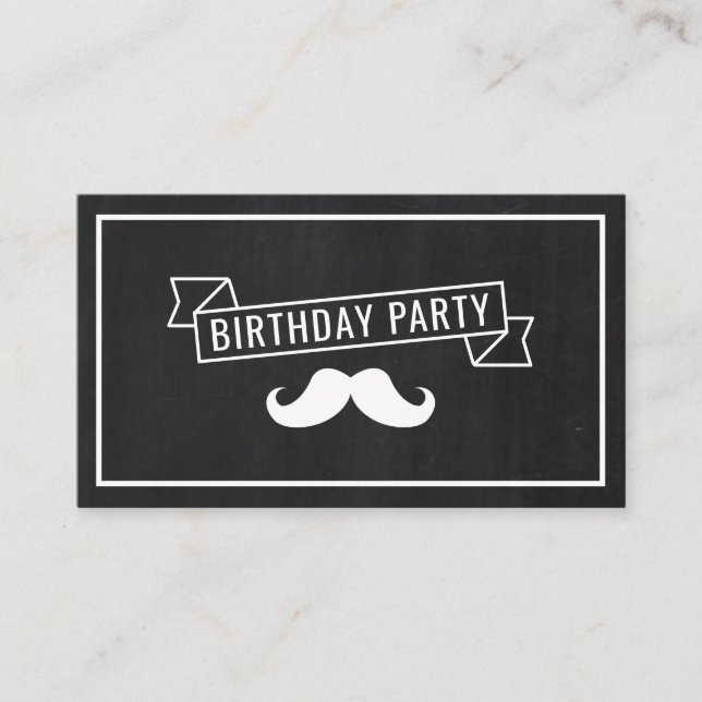 Circus Poster, Kid's Birthday Party Ticket Enclosure Card (Front)