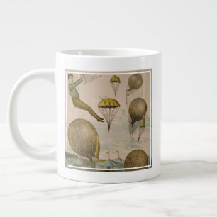 Circus Poster Of An Aerial Balloon Performance Giant Coffee Mug