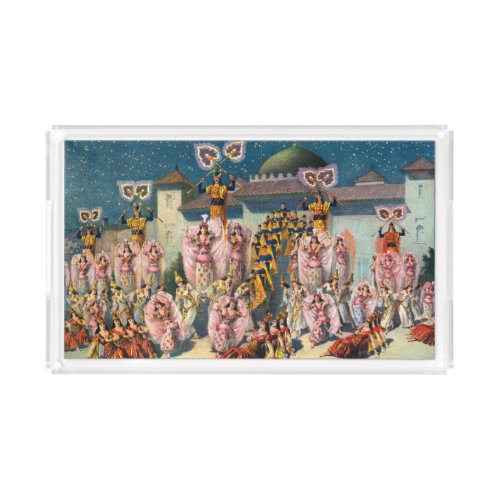 Circus Poster Of Dancers Before The Moorish King Acrylic Tray