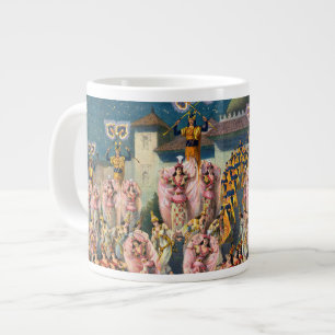 Circus Poster Of Dancers Before The Moorish King Giant Coffee Mug